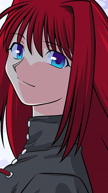 Aoko Aozaki blue eyes girl, anime, aoko aozaki, tsukihime HD phone wallpaper