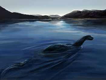 Loch Ness Monster, , Background , Mysterious creature HD wallpaper