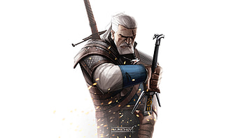 The Witcher 3 Wild Hunt Digital Art , the-witcher-3, games, ps4-games, xbox-games, pc-games, sword, 2020-games HD wallpaper