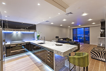Interior, City, Miscellanea, Miscellaneous, Design, Room, Style, Kitchen, City Apartment HD wallpaper