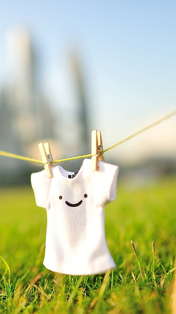 A Cute, Smile, White Tshirt HD phone wallpaper