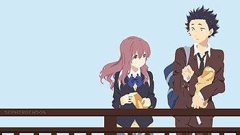 Anime, Shouko Nishimiya, Shouya Ishida HD wallpaper