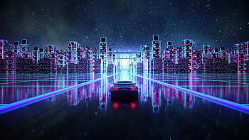 Cyber Outrun Vaporwave Synth Retro Car , vaporwave, retrowave, synthwave, artist, artwork, digital-art, deviantart, outrun HD wallpaper