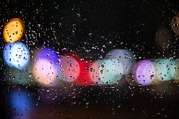 Colorful, circles, drops, glare, bokeh HD wallpaper
