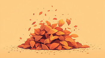 of a Vibrant Leaf Pile, leaf pile, leaf, Autumn, falling HD wallpaper