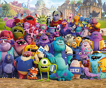 Monsters University Ultra – Campus Crew in Action, movie, Monsters University HD wallpaper