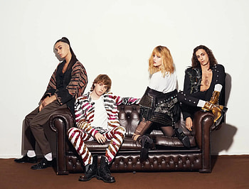 Maneskin, Italian rock band, Edgy style, Captivating performances HD wallpaper