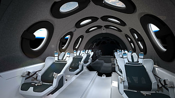 Spaceship Interior, Virgin Galactic HD wallpaper