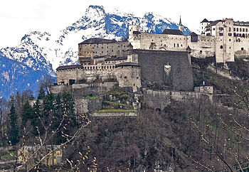 Hohensalzburg Fortress, Hohensalzburg Castle, Castle in Salzburg, Thousand wonders HD wallpaper