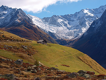 Nature, Mountains, Vertex, Top, Panorama HD wallpaper