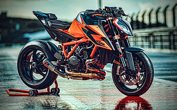 KTM 1290 Super Duke R, , raceway, 2021 bikes, sportsbikes, superbikes, 2021 KTM 1290 Super Duke R, R, KTM HD wallpaper