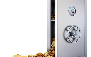 Safe, Gold Coins HD wallpaper
