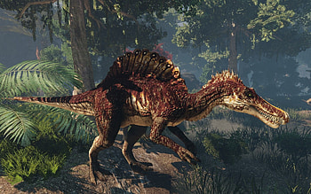 Spinosaurus , Top backgrounds, Massive predator, Fierce hunter HD wallpaper