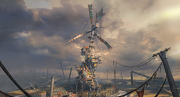 Dying Light: The Beast — Windmill Outpost, video game HD wallpaper