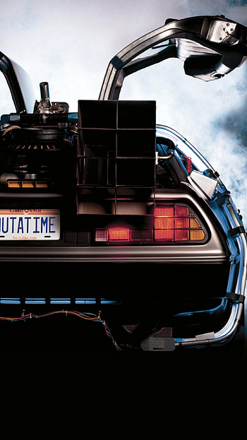 DeLorean DMC-12, , Cool backgrounds, Time machine HD phone wallpaper
