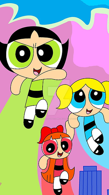 The Powerpuff Girls, Comic Cartoon Aesthetic HD phone wallpaper