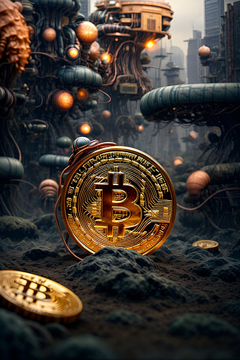 Bitcoin , artistic HD phone wallpaper