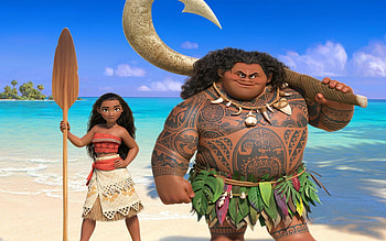 Moana, Polynesian culture, Adventure on the ocean, Disney animation HD wallpaper