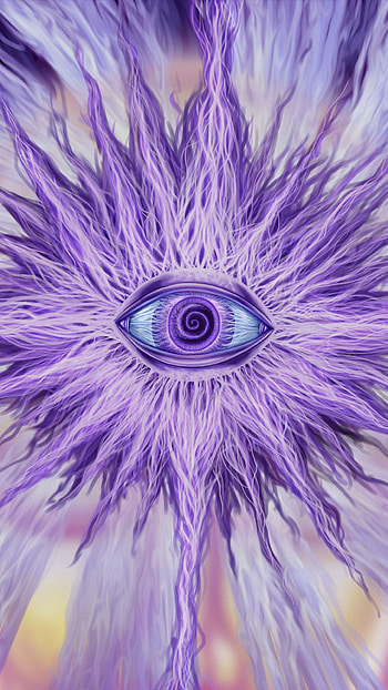 Psychedelic violet eye Mobile 13188 HD phone wallpaper