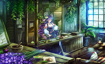 Artwork, hot, anime girl, experiment HD wallpaper
