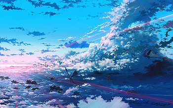 Fantasy, Landscape, Sky, Dragons, Clouds HD wallpaper