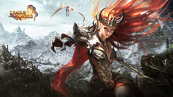League of Angels, theresa splash art, stunning , heavenly beauty HD wallpaper
