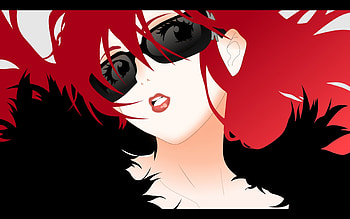 Anime Girl, anime, Gurren Lagann, cute, red hair, girl, female HD wallpaper