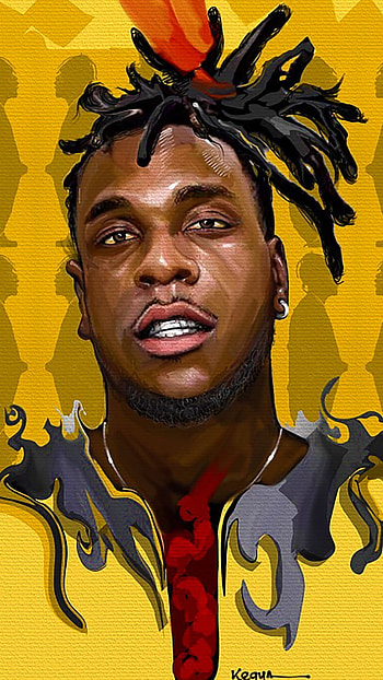 Burna boy, head, organ HD phone wallpaper