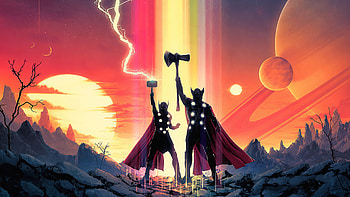 Thor Love And Thunder Fan Movie Art, thor-love-and-thunder, thor, jane-foster, movies, 2022-movies HD wallpaper