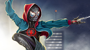 SpiderMan Into The Spider Verse New FanArt, spiderman-into-the-spider-verse, superheroes, artwork, artist, digital-art, behance HD wallpaper