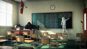 Sith, Clone Trooper, Classroom, Clocks, Star Wars, Humor / and Mobile Backgrounds HD wallpaper