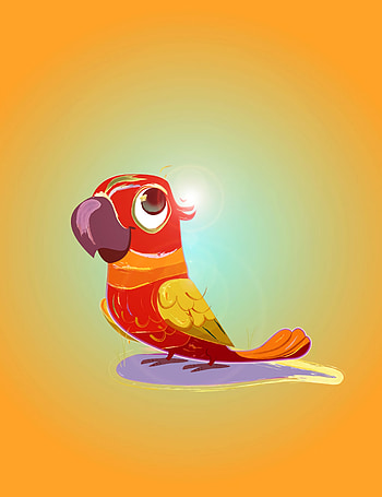 Art, Parrots, Bright, Bird HD phone wallpaper