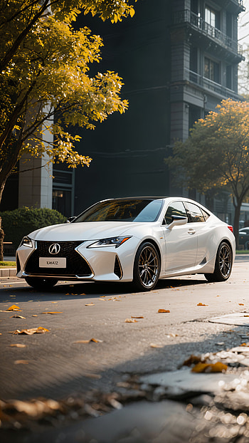 Acura Elegance: Sleek White Sedan , car, urban HD phone wallpaper