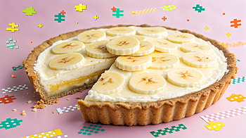 Banana Cream Pie Dream — Ultra, banana cream pie, dessert HD wallpaper