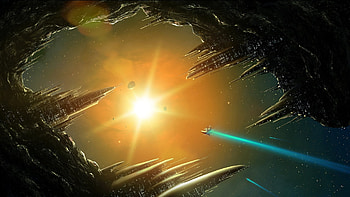 Landscape, Fantasy, Planets, Universe, Stars HD wallpaper