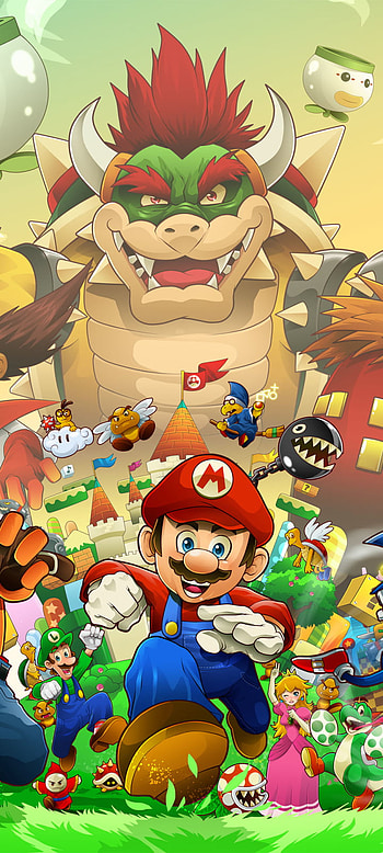 Crash Bandicoot, Super Mario Bros and Sonic The Hedgedog Crossover, Mario, Nintendo, Super Mario Bros., video game, crossover HD phone wallpaper