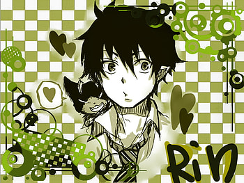 Blue Exrocist, comedy, adventure, action, kuro, blue flames HD wallpaper