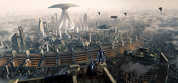 Sci Fi, city, sci fi city HD wallpaper