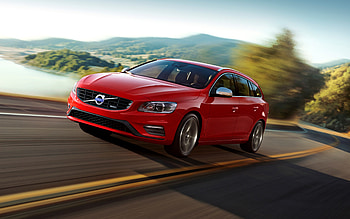 Volvo V60 R-Design, , highway, 2017 cars, motion blur, 2017 Volvo V60, Volvo HD wallpaper