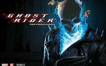 Blue Flame Skull - Superhero Games featuring Ghost . HD wallpaper
