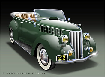 1936 Ford Green, ford, green HD wallpaper