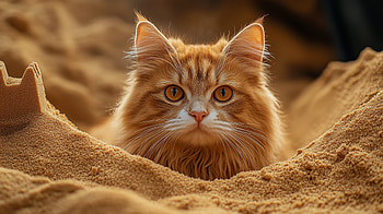 Cat - Castle, cat, AI Art HD wallpaper