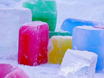 Winter Ice Blocks, Blocks, Winter, Ice, graphy, Snow, Nature HD wallpaper