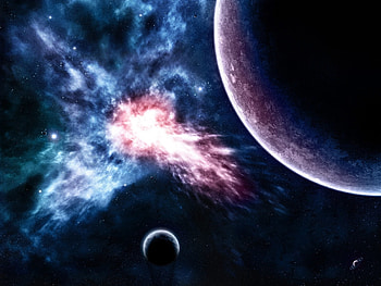 Landscape, Art, Planets, Universe, Stars HD wallpaper
