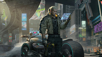 Geralt, Cyberpunk 2077 HD wallpaper