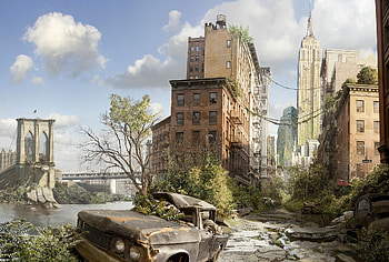 New York, Post-apocalypse HD wallpaper