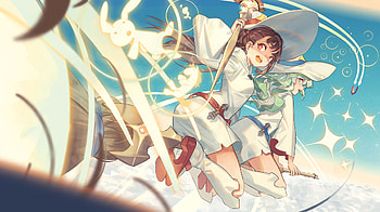 Anime, Little Witch Academia, Akko Kagari, Diana Cavendish HD wallpaper