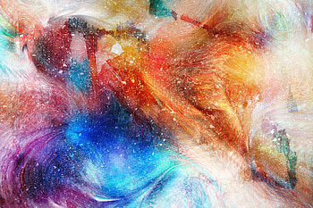 Colorful, brush marks, digital art HD wallpaper