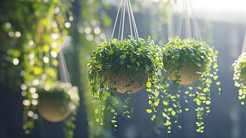 Serene Hanging Plants - Ultra, hanging plant, greenery, home decor, indoor plants HD wallpaper