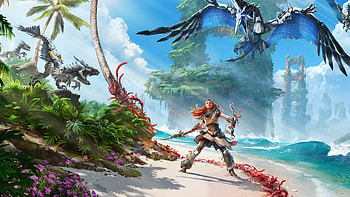 Horizon Forbidden West, Jaw-dropping shots, PS4 gameplay, Wow factor HD wallpaper